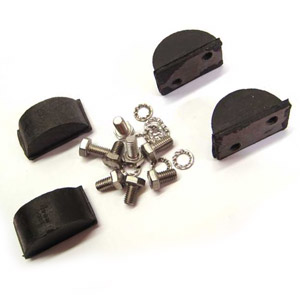 Rubber fork buffer kit: Series 3 and Serveta with drum brake