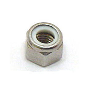 6mm Nyloc nut: Zinc