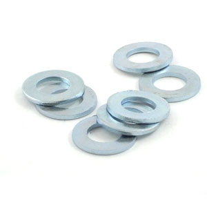 8mm flat washer: Zinc