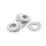 4mm spring washer (wavy): Zinc