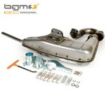 BGM MRB big box clubman exhaust (v4.0): unpainted