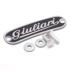 Giuliari seat frame badge