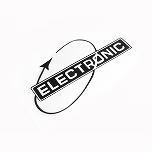 Leg shield Electronic sticker: black