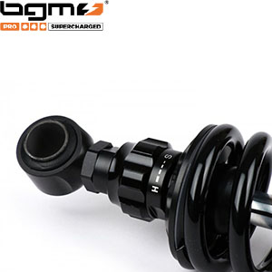 BGM adjustable rear shock Lambretta: black