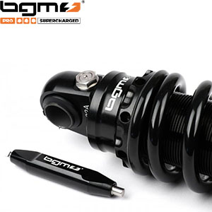 BGM adjustable rear shock Lambretta: black