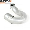 BGM exhaust manifold, u-bend, V4, silver: Series 3, DL/GP, Serveta