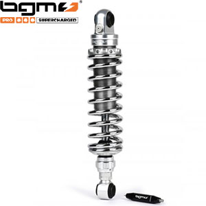 BGM adjustable rear shock Lambretta: chrome