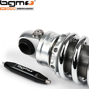 BGM adjustable rear shock Lambretta: chrome